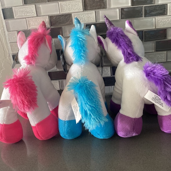 ๐ฆ Standing Unicorn Plush Stuffed Animal Bundle / 7โ - Pink, Blue, Purple - Picture 6 of 16